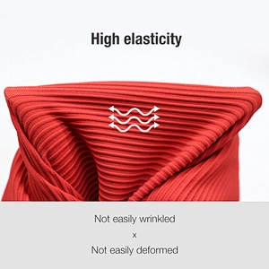 knitted horizontalstripes stretch fabric